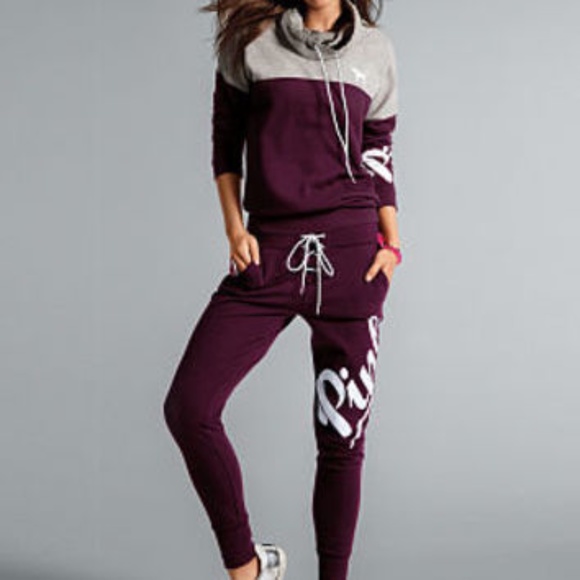 PINK Victoria's Secret Pants - NWT Victoria Secret Pink Sequin Jogger Pants S